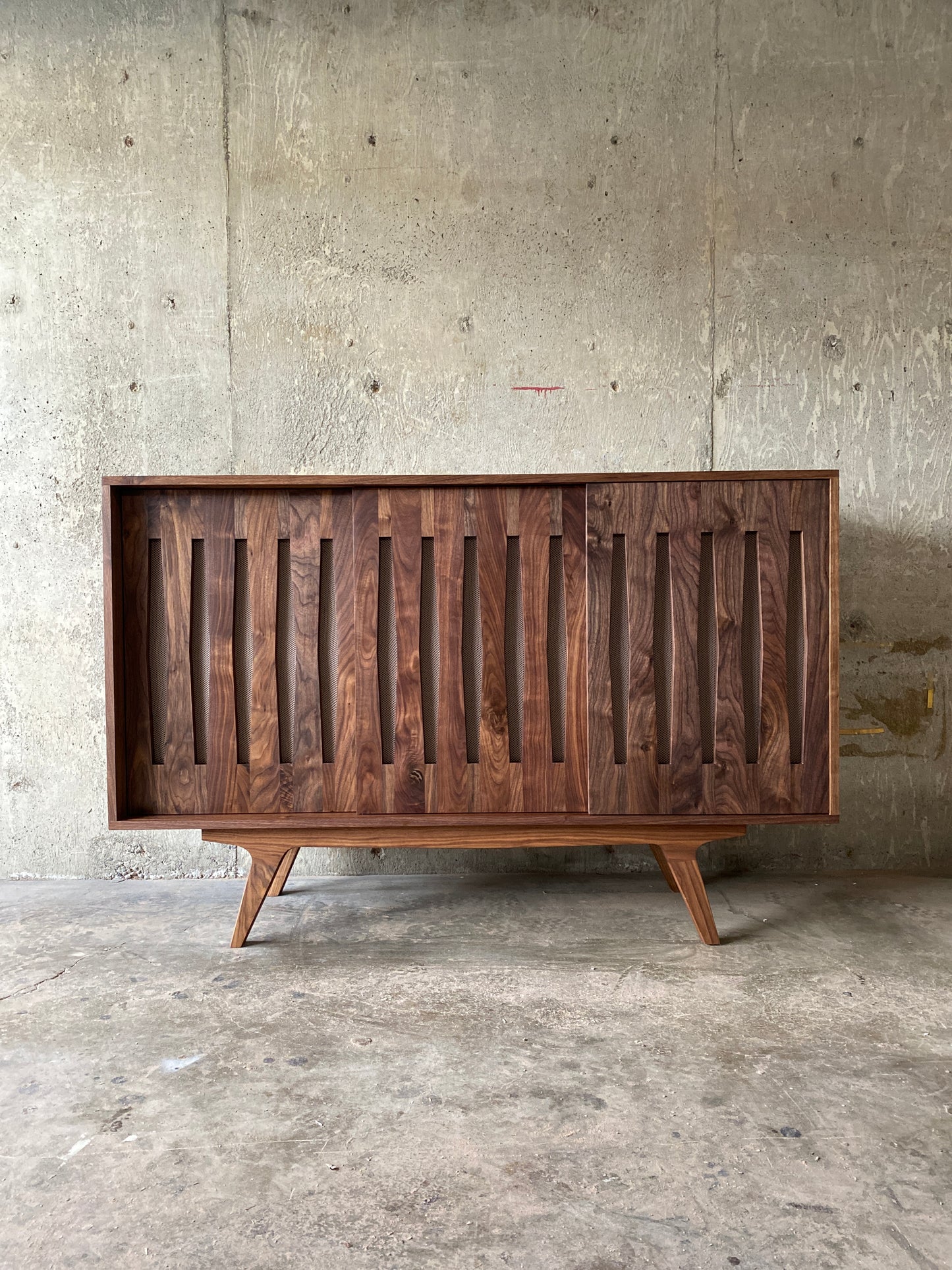 "The Revisionist Teton" Credenza - Multiple Wood Options
